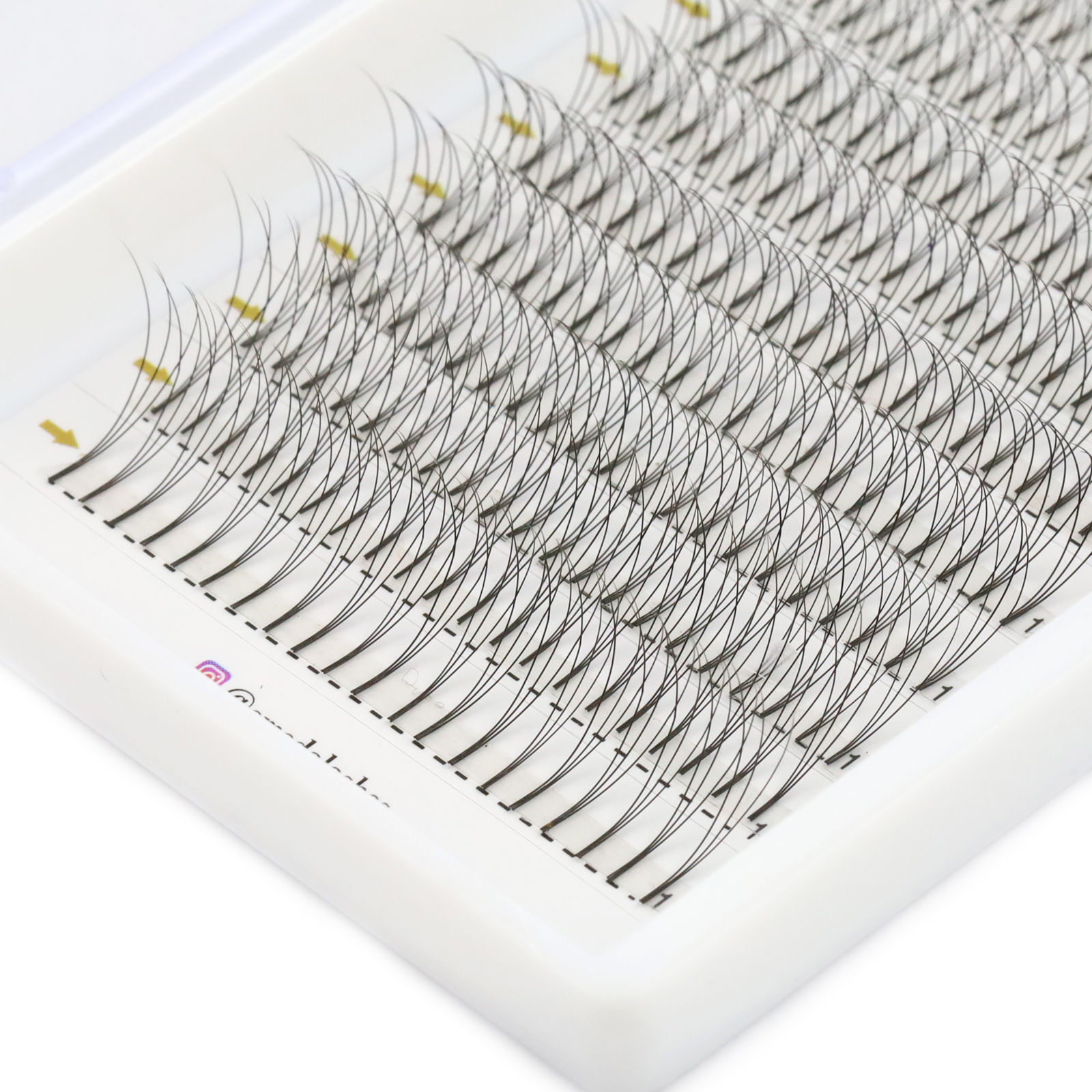 Long Stem Pre Made Fans Lash Extenisons with Private Label Wholeasale
